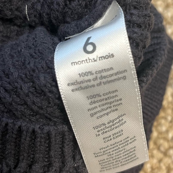 Carter’s Knit Button Front Teddy Bear Cardigan - Picture 5 of 5